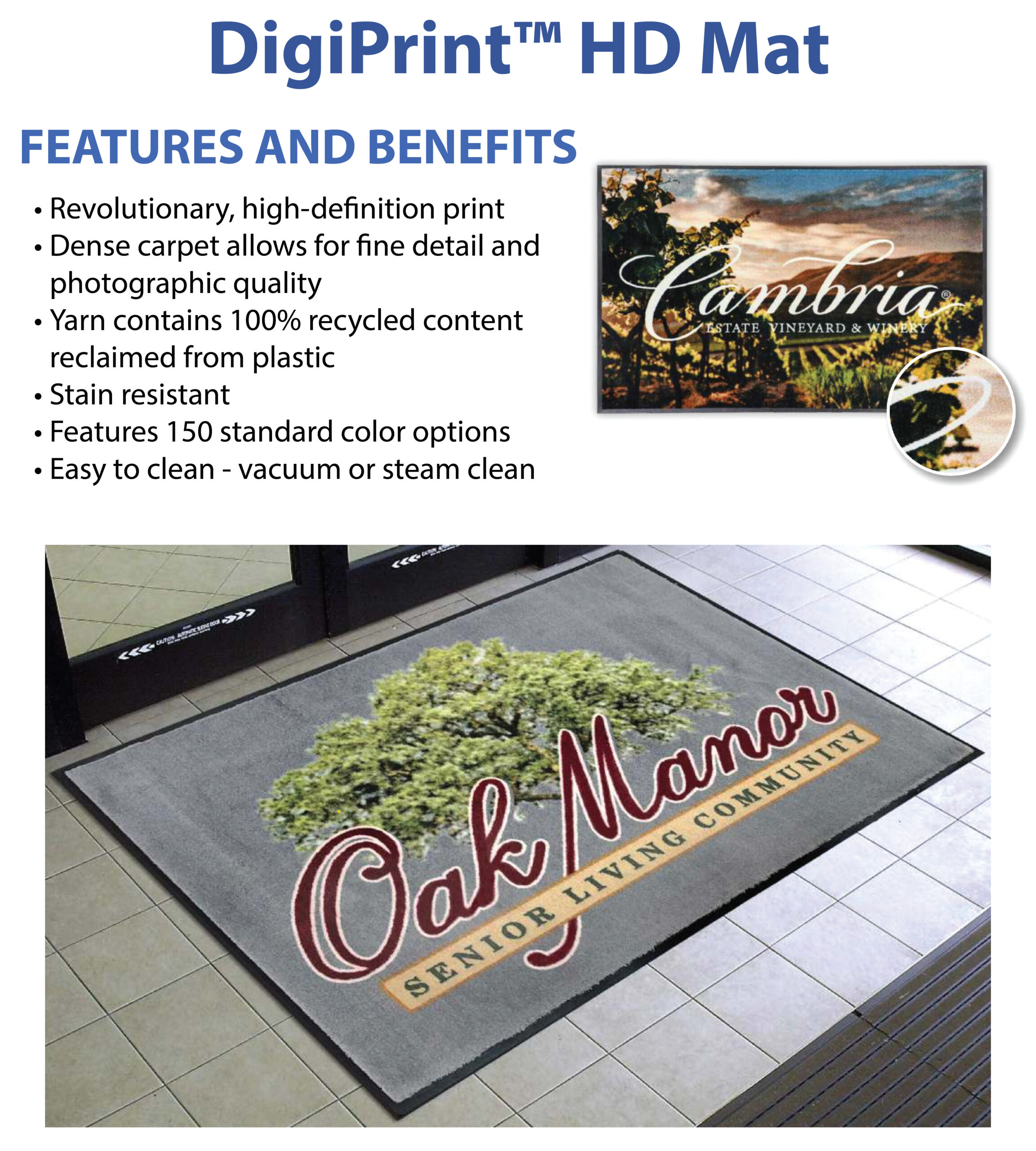 Custom HD Printed Mats