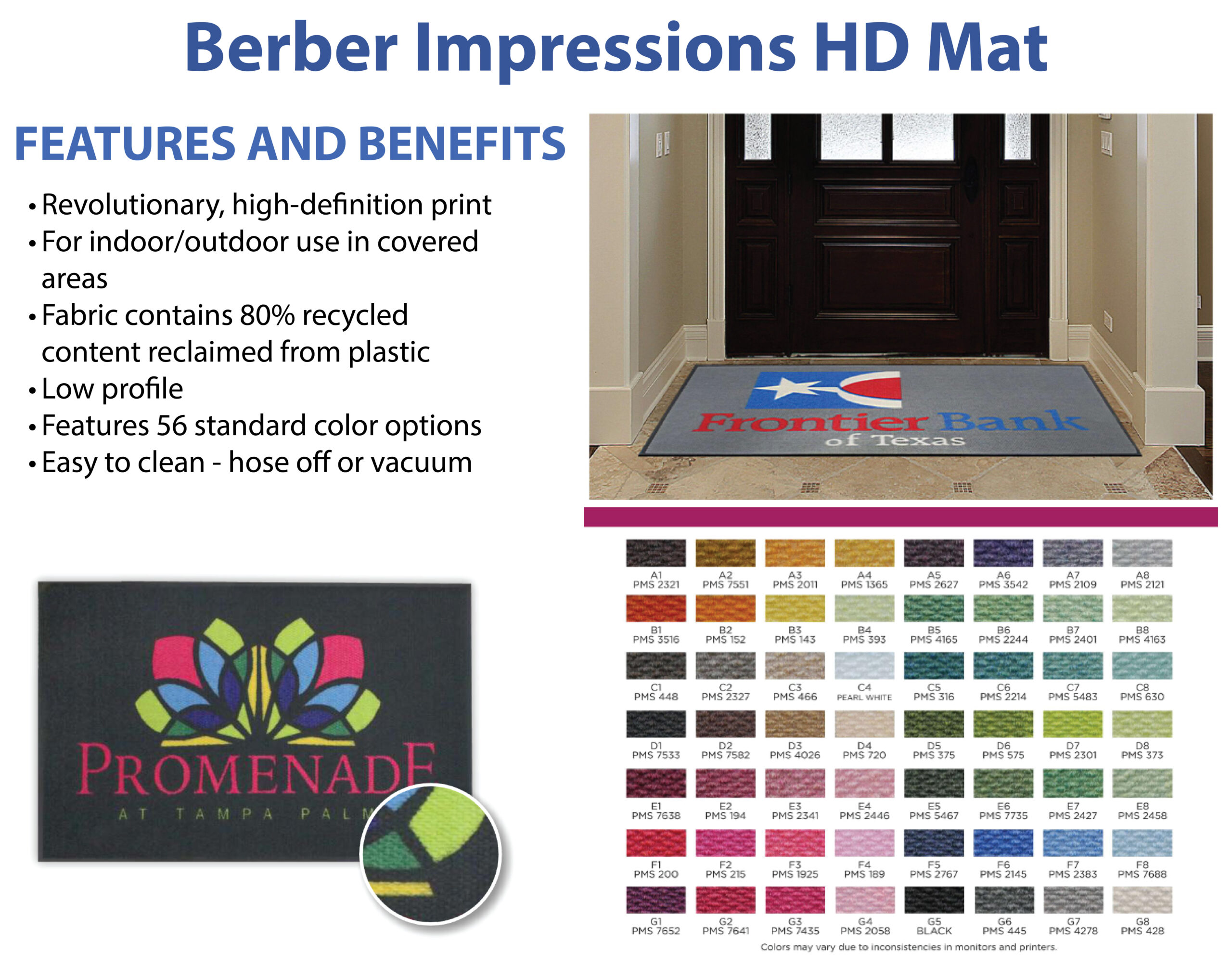 recycled material custom rugs and mats