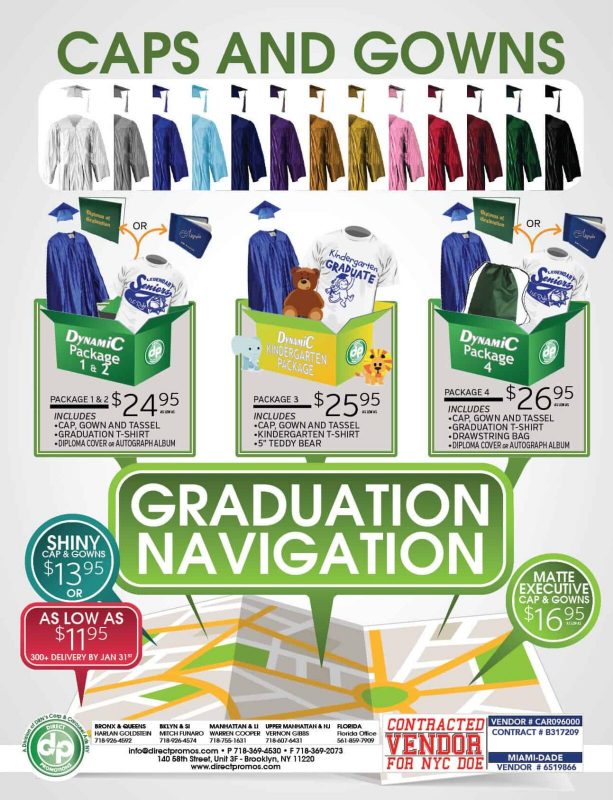 graduation products and packages