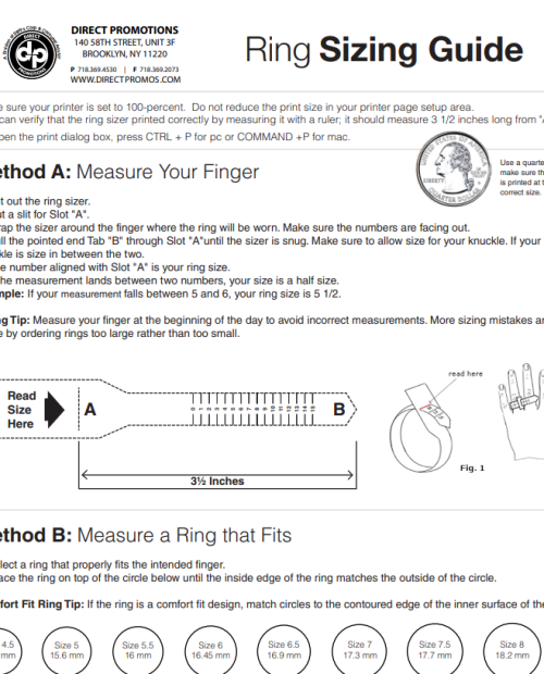 ring size guide screenshot